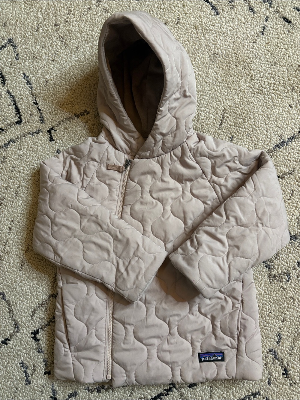 Patagonia Kids Hooded Quilted Puffer Jacket 5t